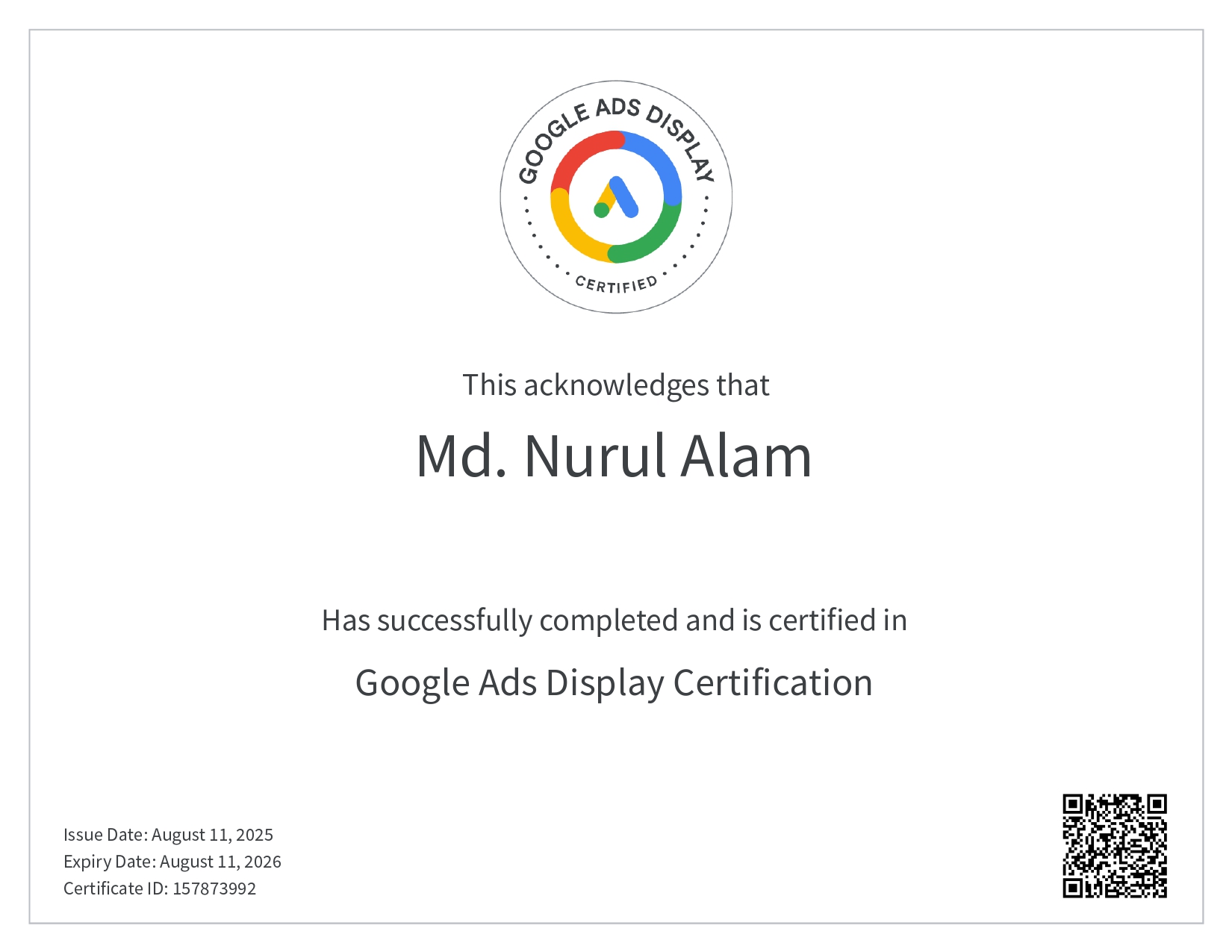 Video Editing Certificate